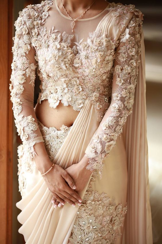 cocktail saree gown