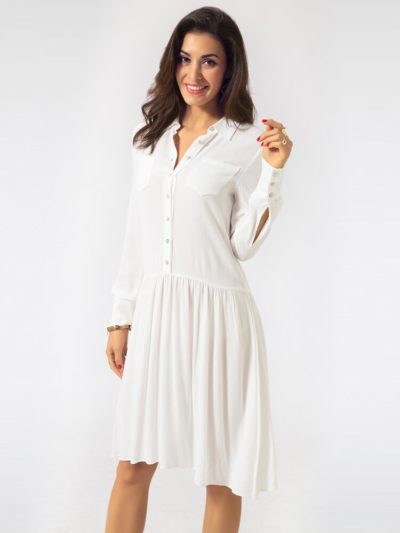 gown with short shirt