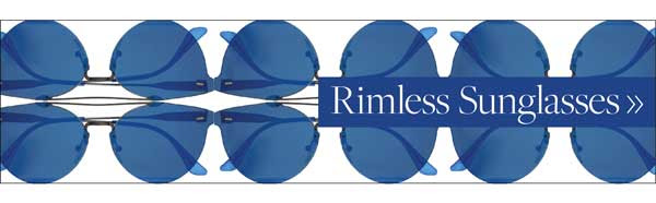 Rimless sunglasses