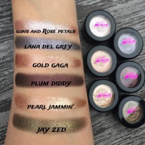 Australis Metallix cream eye shadow in Gold Gaga color