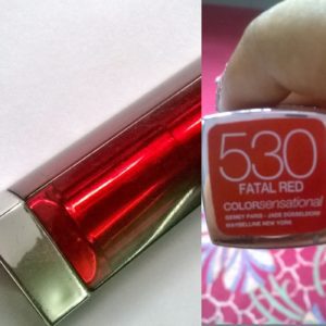 maybelline fatal red