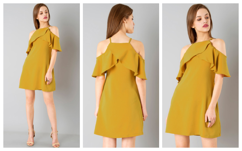 Mustard Valentine dress