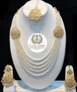 Goldplated Jadau Set