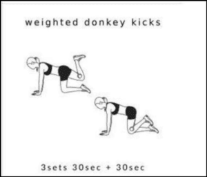 donkey kicks