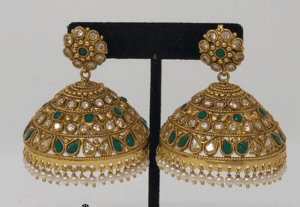 oversized jhumkis