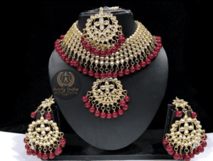 red jewelry piece