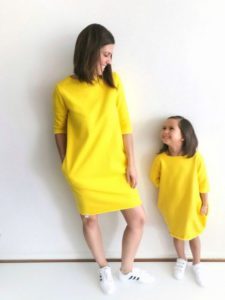 mom and daughter matching dress