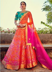 bridal banarsi lehngas