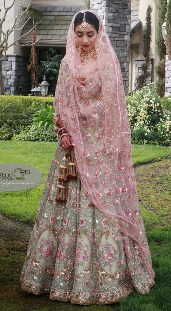 unique bridal lehngas