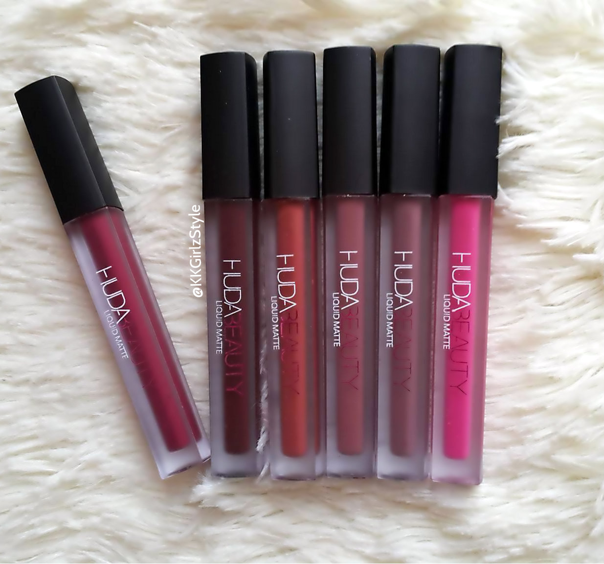 Huda Beauty Liquid Matte Lip Colors Review and Swatches