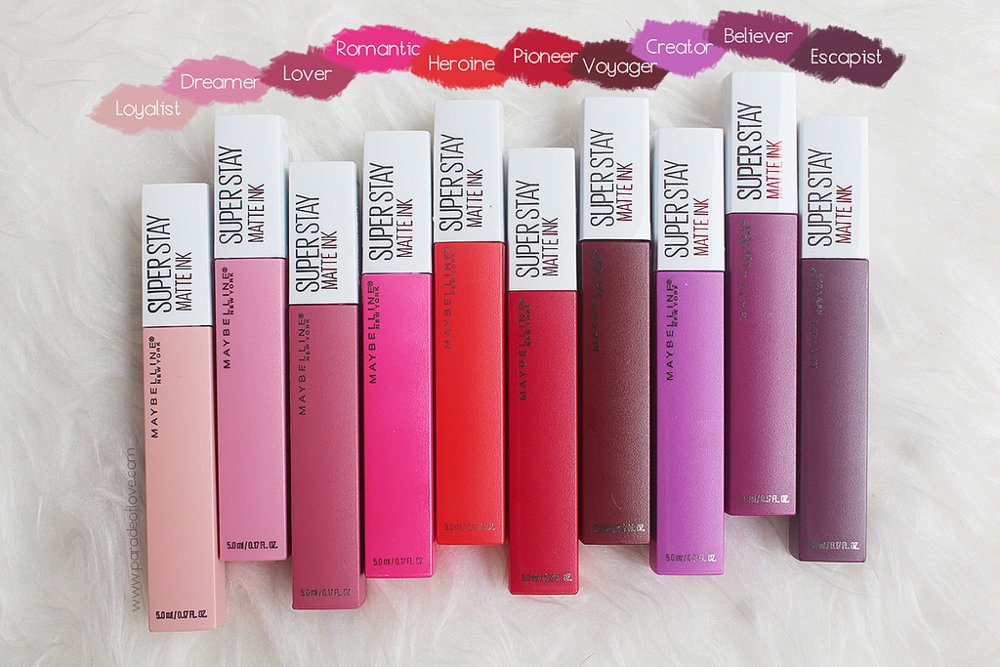 New Maybelline Superstay Matte Ink Review & Swatch