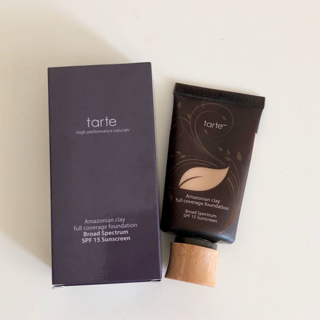 Tarte clay foundation for oily skin.102