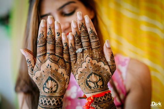 bridal mehndi designs for karva chauth