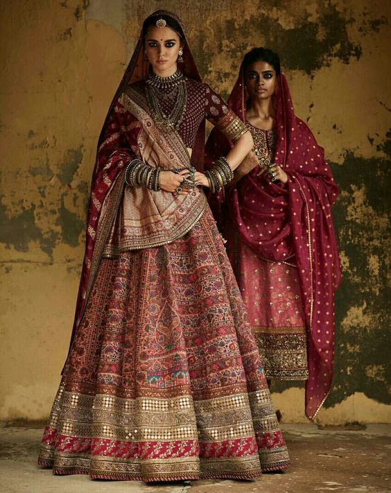 pashmina lehnga by sabhya sachi