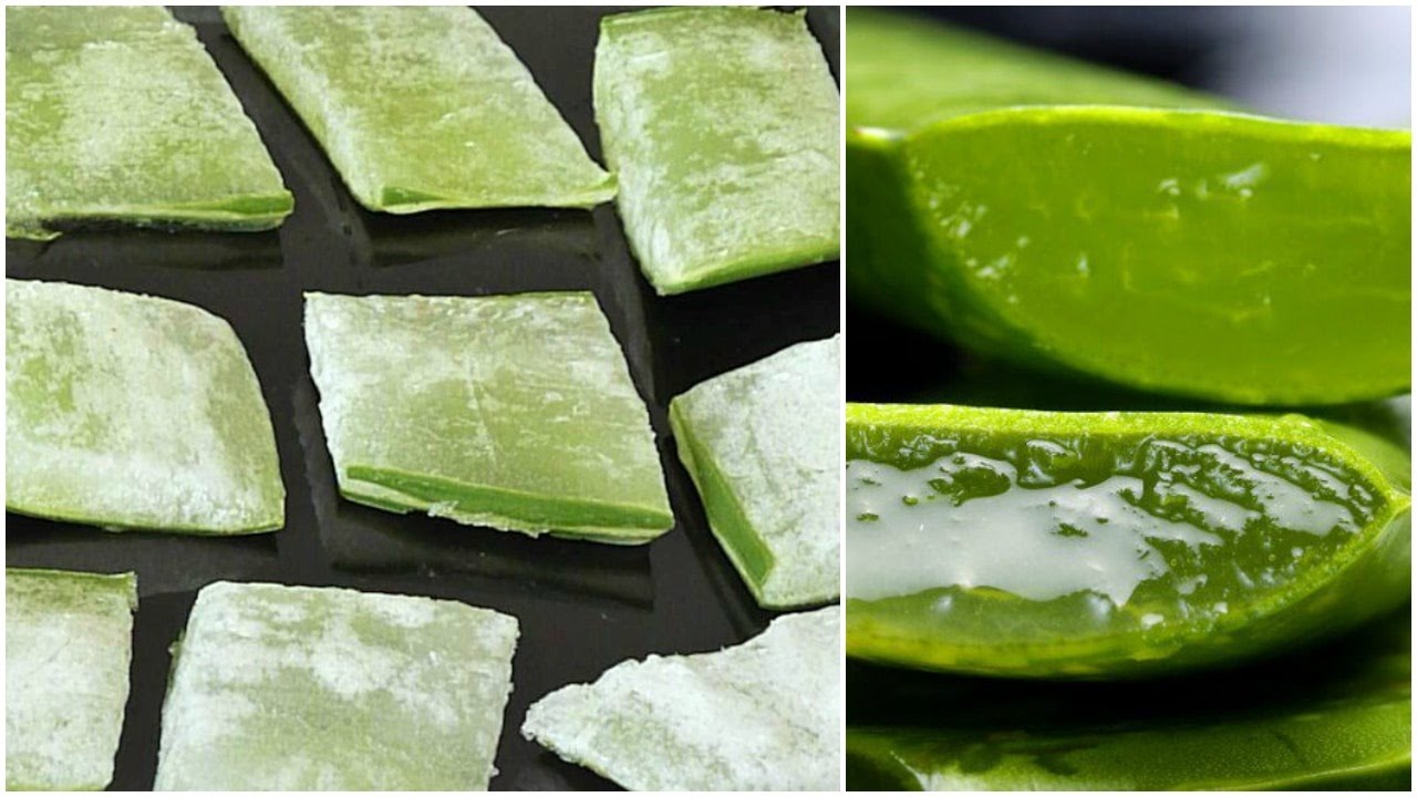 aloe vera ice cubes for face