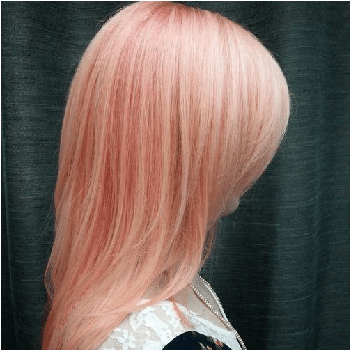 Coral Pink hair color