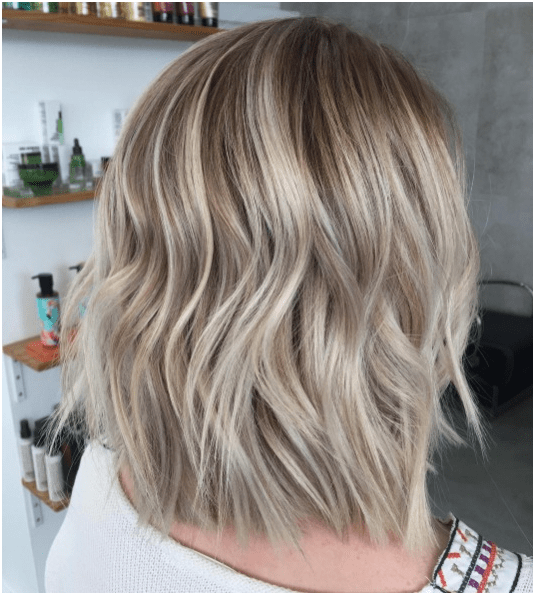 creamy blonde hair color