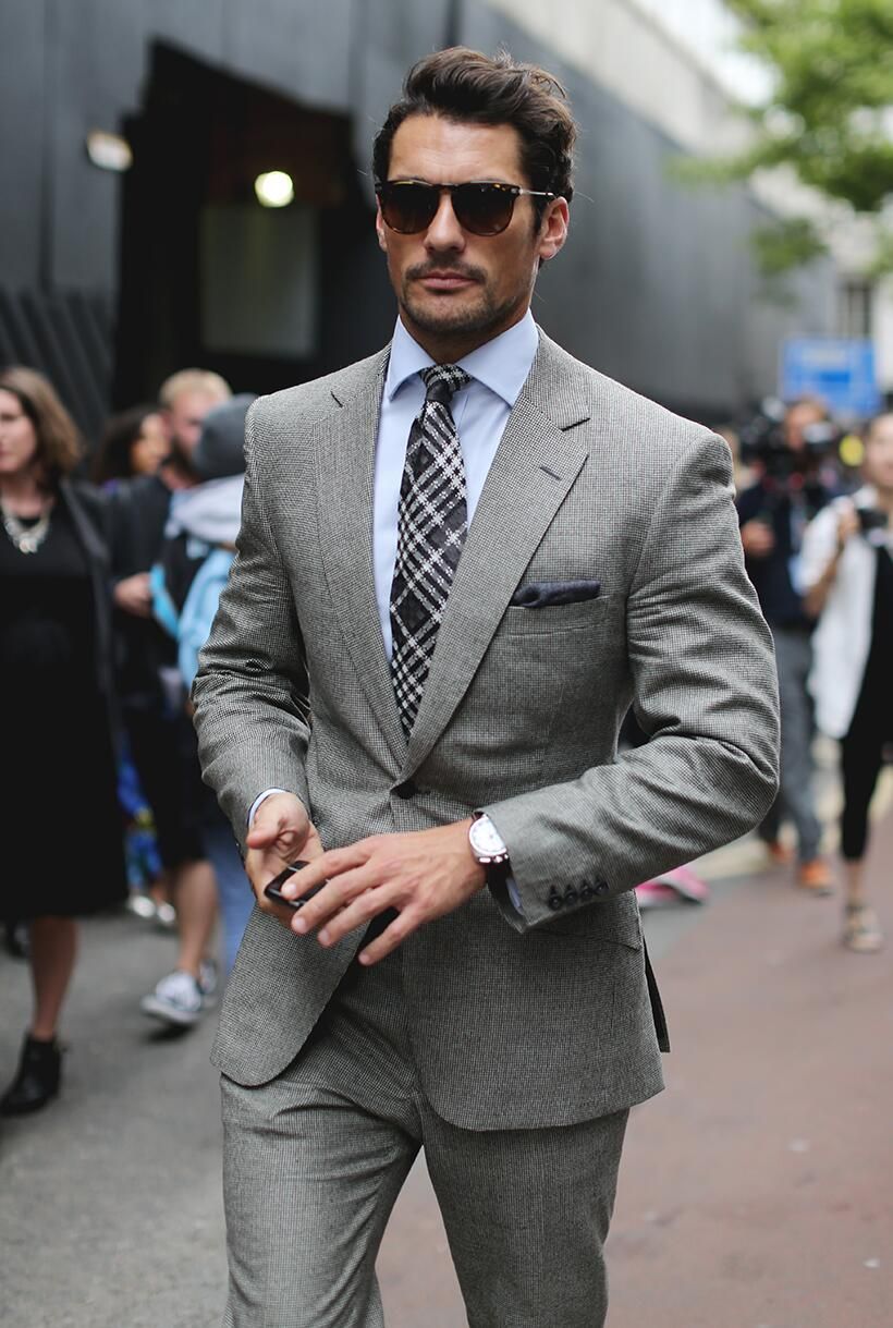 light Gray Suit Men