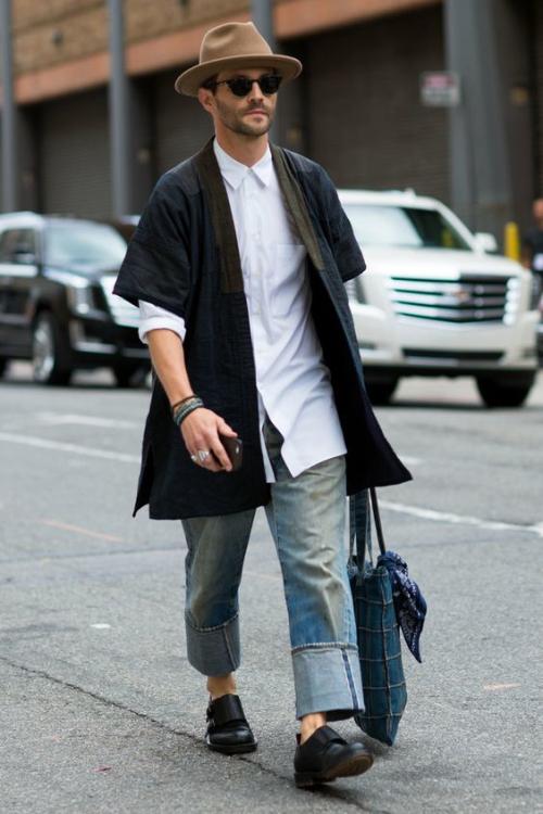 Oversize pant with a long shirt