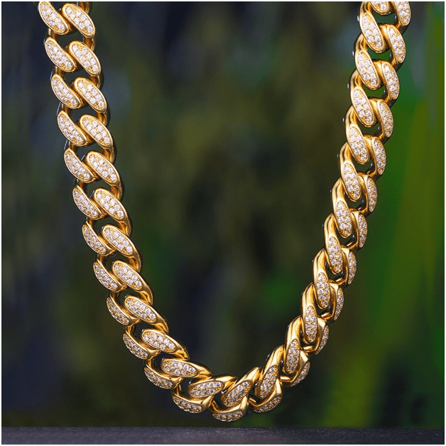 Iced Out Cuban Chain neck chain men