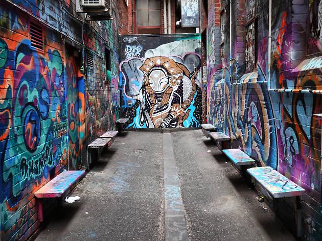 street art in Melbourne