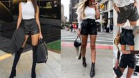 Fresh Ways to Style Leather Shorts for Spring in 2023
