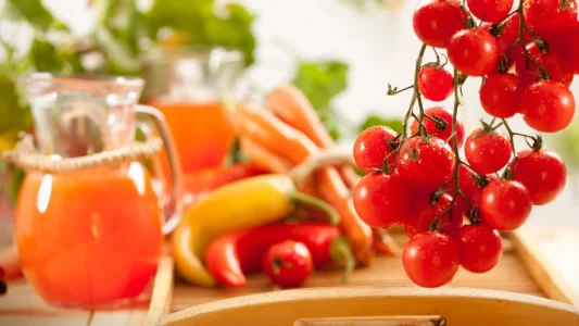 Tomato and Carrot juice