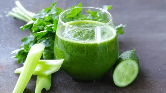 Cucumber and Spinach juice