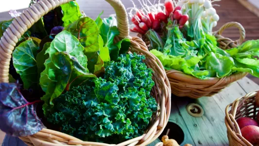 Green leafy vegetables