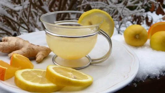 Lemon and Ginger juice