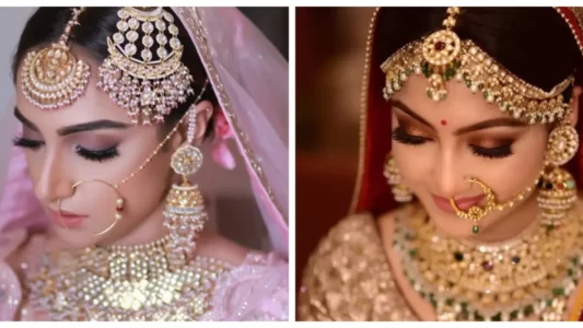 Metallic eye makeup - Bridal Eye Makeup Trends