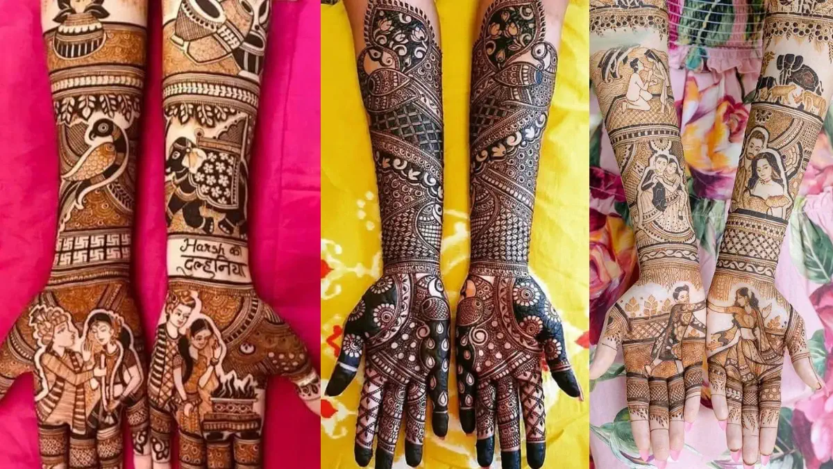 Front-Hand Bridal Mehendi Designs 2023