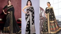 6 Easy Looks You Can Create With Black Sarees On Makar Sankranti