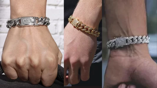 Choose the right metal for your skin tone -Men’s Cuban Link Bracelet
